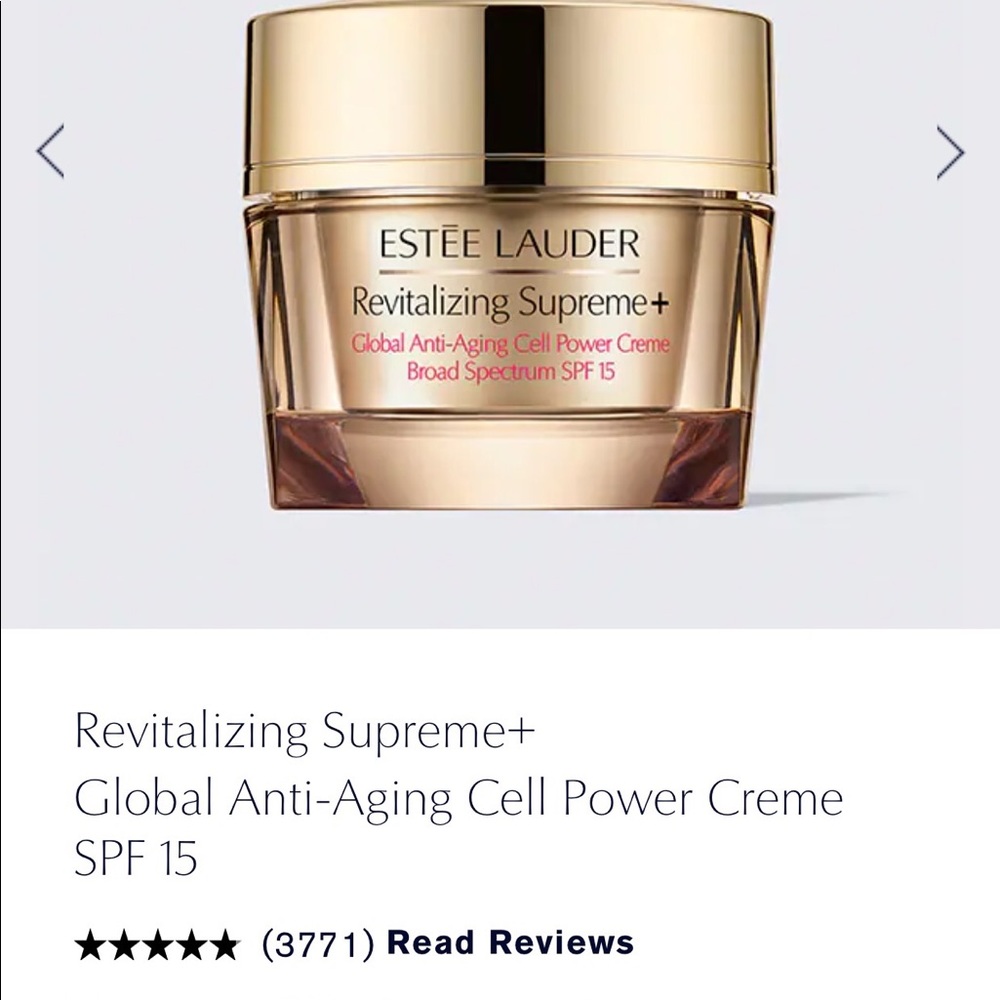 Estée Lauder revitalizing supreme cream spf 15